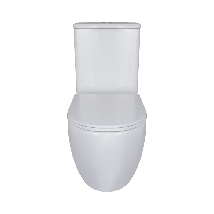 Унітаз-компакт Qtap Robin Ultra Quiet безободковий з сидінням Soft-close QT13222128AUQ1W