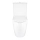 Унітаз підлоговий Qtap Grand Ultra Quiet безобідковий з сидінням Soft-close WHITE QT26228301W