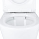 Унітаз підлоговий Qtap Dove Rimless безобідковий з сидінням Soft-close WHITE QT06228380BW