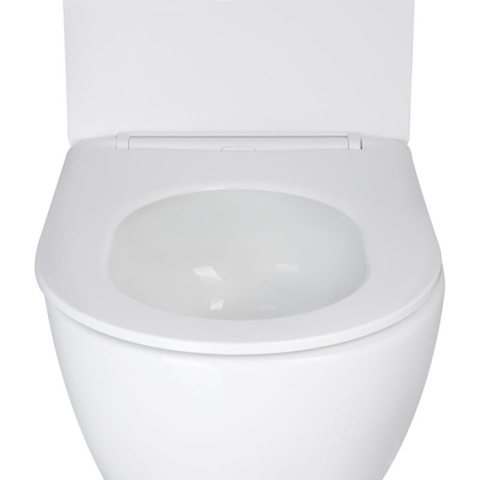 Унітаз підвісний Qtap Robin Mew безобідковий з сидінням Soft-close QT1333046EUQW