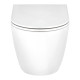 Унитаз подвесной Qtap Scorpio безободковый Ultra Quiet с сиденьем Soft-close QT1433053EUQW