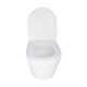 Унитаз подвесной Qtap Swan безободковый Ultra Quiet с сиденьем Soft-close QT16335179W