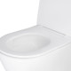 Унитаз подвесной Qtap Swan безободковый Ultra Quiet с сиденьем Soft-close QT16335179W