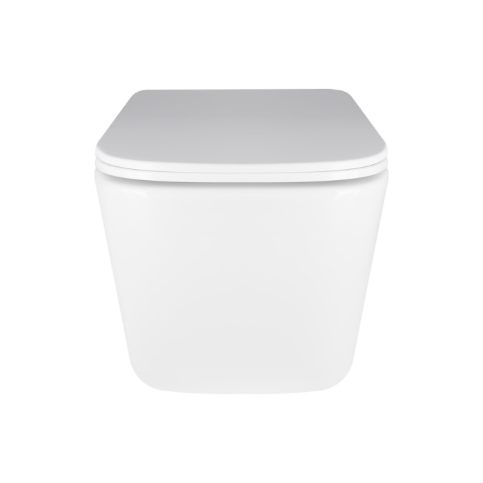 Унитаз подвесной Qtap Crow безобидковый с сиденьем Soft-close QT05335171W