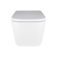 Унитаз подвесной Qtap Crow безобидковый с сиденьем Soft-close QT05335171W
