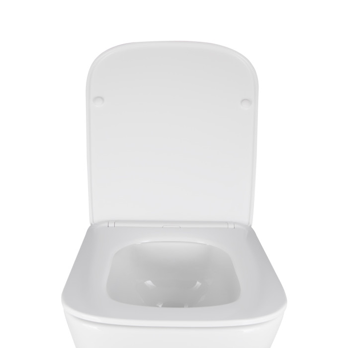 Унитаз подвесной Qtap Crow безобидковый с сиденьем Soft-close QT05335171W