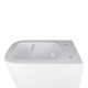Унитаз подвесной Qtap Crow безобидковый с сиденьем Soft-close QT05335171W