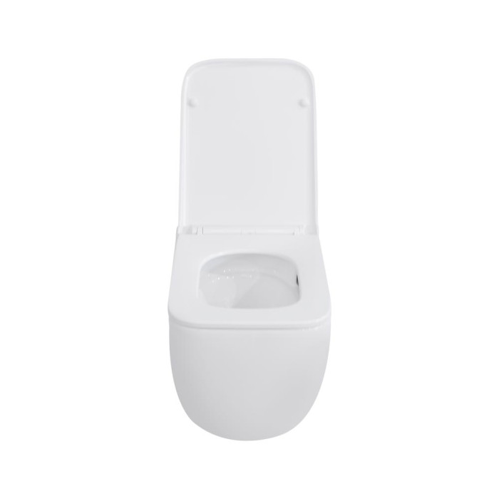 Унитаз подвесной Qtap Gemini безободковый с сиденьем Soft-close QT2533076EUQW