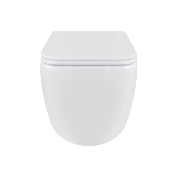 Унитаз подвесной Qtap Gemini безободковый с сиденьем Soft-close QT2533076EUQW