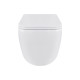 Унитаз подвесной Qtap Gemini безободковый с сиденьем Soft-close QT2533076EUQW