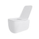 Унитаз подвесной Qtap Gemini безободковый с сиденьем Soft-close QT2533076EUQW