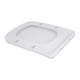 Унітаз підвісний Qtap Tern Ultra Quiet безобідковий з сидінням Soft-close WHITE QT17332303AW