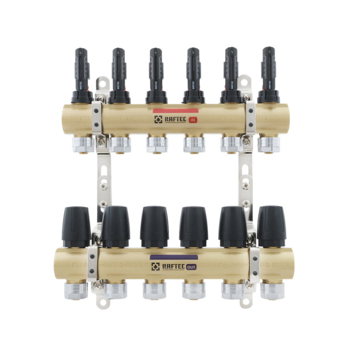 Колектор з витратомірами Raftec GOLD 1