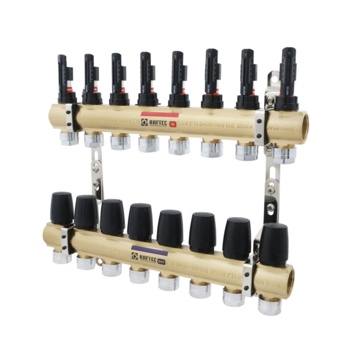 Колектор з витратомірами Raftec GOLD 1