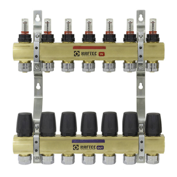 Колектор з витратомірами Raftec GOLD 1