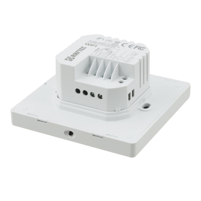 Цифровий терморегулятор для теплої підлоги Raftec WiFI (WHITE) R608W