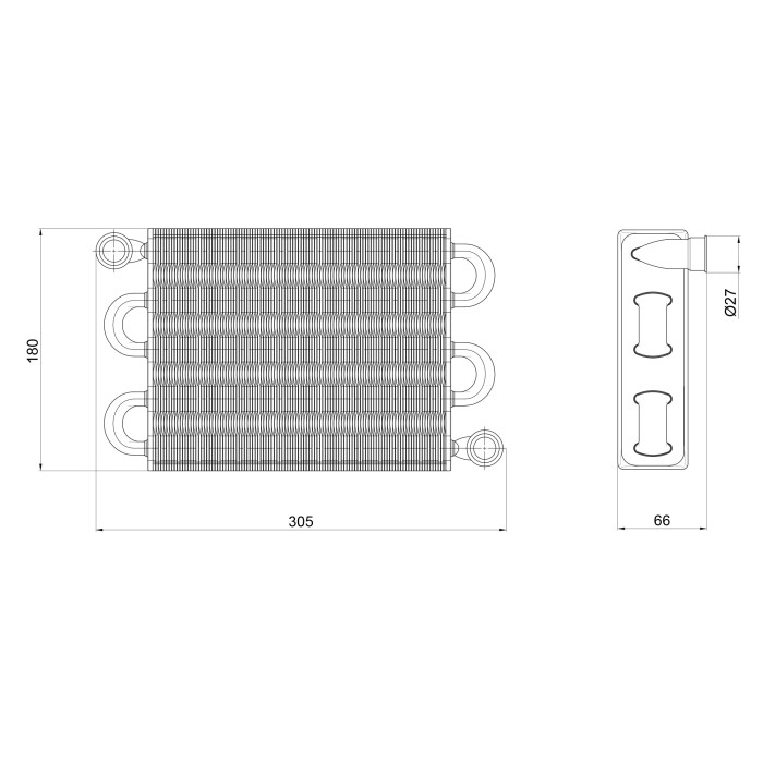 Первинний теплообмінник Thermo Alliance 6174275 (6174275)