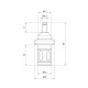 Термоелемент Icma для антиконденсаційного клапана 70°C №9023 (C06132AF1070)