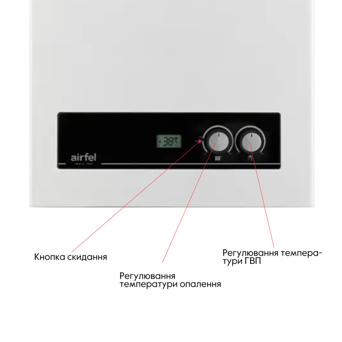 Двухконтурный газовый котел Airfel DigiFEL DUO 24 кВт (AIRFELDIGIFELDUO242018)