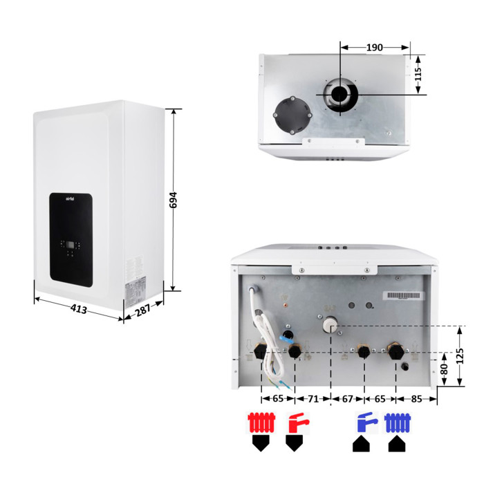 Котел газовый Airfel Elegant 24 кВт (AIRFELELEGANT242023)