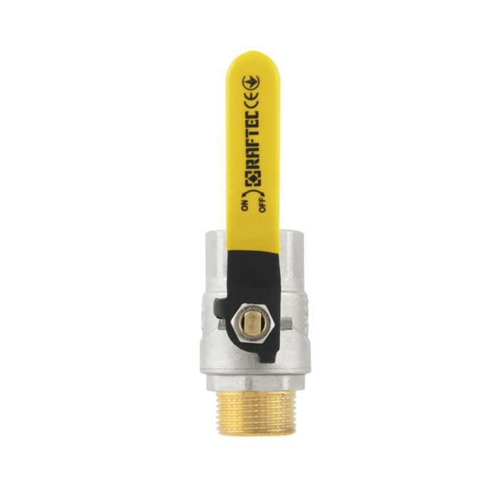 Кран кульовий Raftec YELLOW PN40 ЗВ 3/4