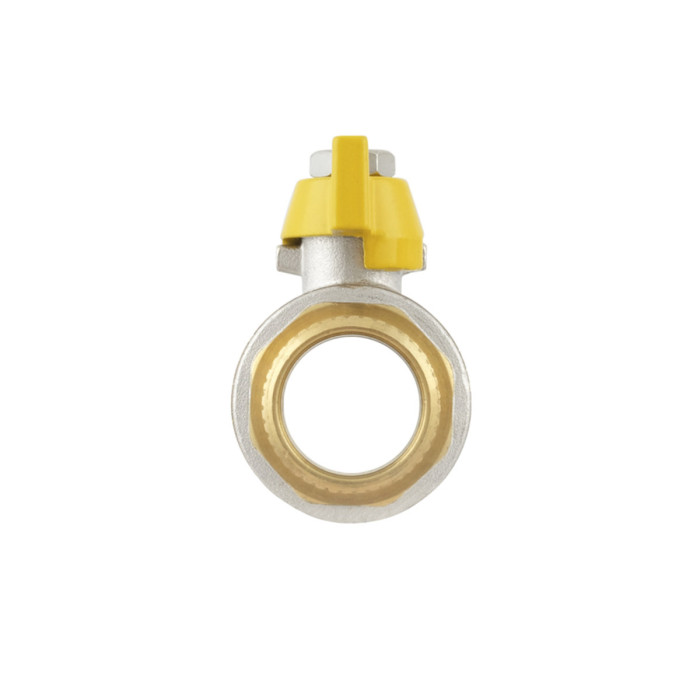Кран шаровой Raftec YELLOW DN20 (3/4'') ЗВ бабочка GRB21