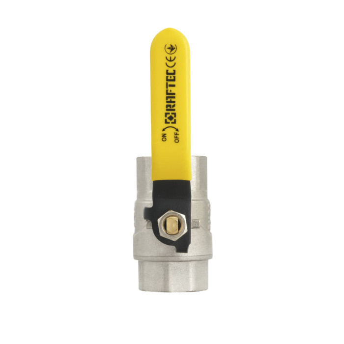Кран кульовий Raftec YELLOW DN20 (3/4’’) ВВ ручка GRH2