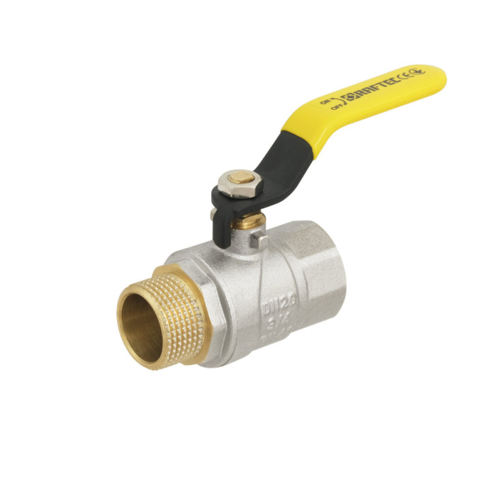 Кран кульовий Raftec YELLOW PN40 ЗВ 3/4