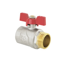 Кран кульовий Raftec RED PN40 ЗВ 1" ручка CBB-031