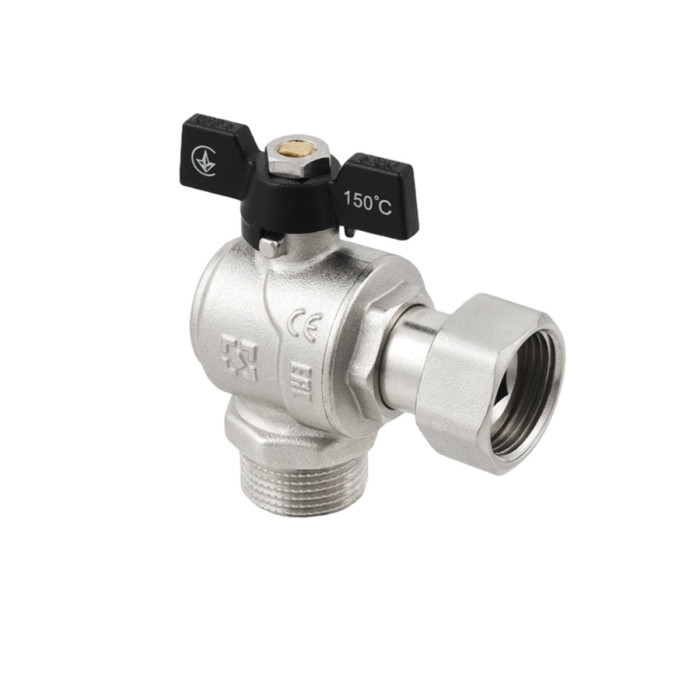 Кран кутовий з накидною гайкою Raftec PN40 ВН 3/4