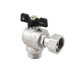 Кран кутовий з накидною гайкою Raftec PN40 ВН 3/4