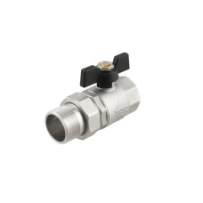 Кран кульовий з американкою Raftec BLACK PN20 ВЗ 1 1/4" DRBS4