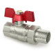 Кран шаровый с американкой Raftec RED PN40 ВЗ 1/2