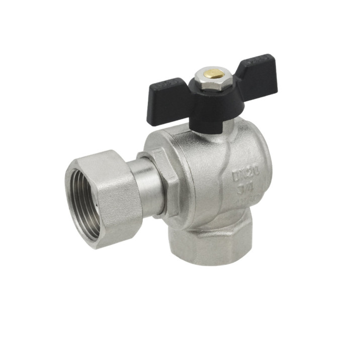 Кран кутовий з накидною гайкою Raftec PN40 ВВ 3/4
