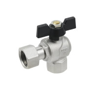 Кран кутовий з накидною гайкою Raftec PN40 ВВ 1/2