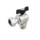 Кран кутовий з накидною гайкою Raftec PN40 ВН 3/4