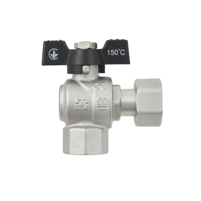 Кран кутовий з накидною гайкою Raftec PN40 ВВ 1/2