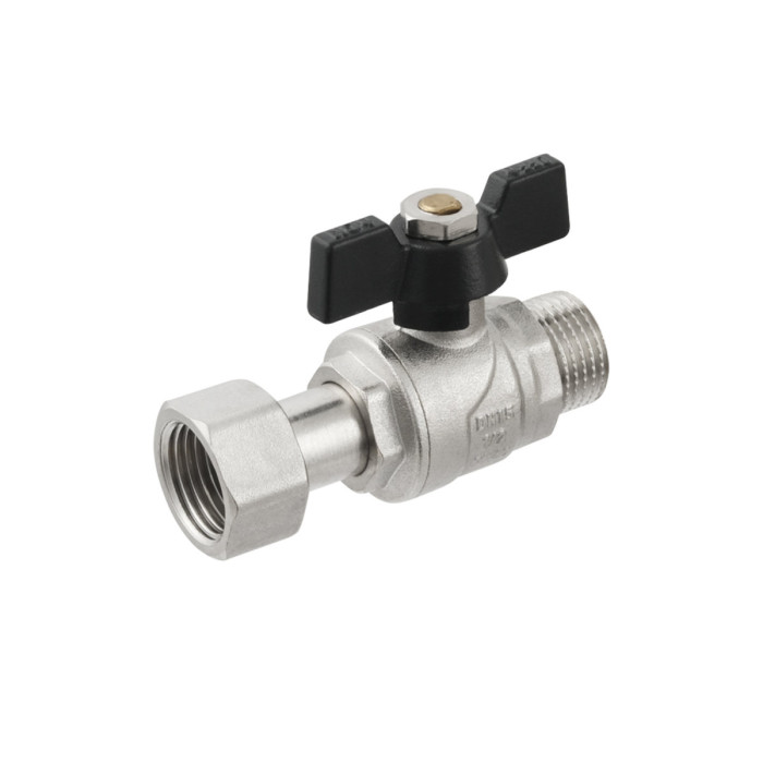 Кран прямой с накидной гайкой Raftec PN40 ВЗ 1/2