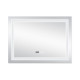 Зеркало Qtap Mideya (DC-F904) 800х600 с LED подсветкой Touch, с антизапотеванием, с часами, димером, рег. яркости QT2078F904W