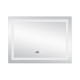 Зеркало Qtap Mideya (DC-F904) 800х600 с LED подсветкой Touch, с антизапотеванием, с часами, димером, рег. яркости QT2078F904W