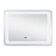 Зеркало Qtap Mideya (DC-F908) 800х600 с LED подсветкой Touch, с антизапотеванием, с часами, димером, рег. яркости QT2078F908W