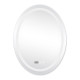 Зеркало Qtap Mideya (DC-F801) 600х800 с LED подсветкой Touch, с антизапотеванием, с часами, димером, рег. яркости QT2078F801W