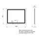Зеркало Qtap Mideya (DC-F614) 1000х800 с LED подсветкой Touch, с антизапотеванием, с часами, димером, рег. яркости QT2078F614W