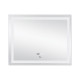 Зеркало Qtap Mideya (DC-F614) 1000х800 с LED подсветкой Touch, с антизапотеванием, с часами, димером, рег. яркости QT2078F614W