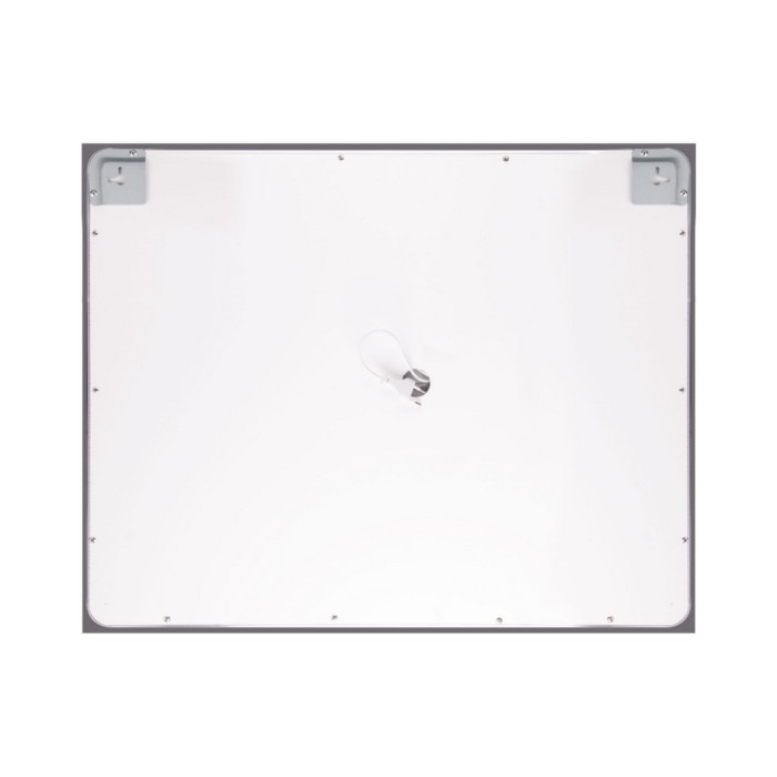Зеркало Qtap Mideya (DC-F614) 1000х800 с LED подсветкой Touch, с антизапотеванием, с часами, димером, рег. яркости QT2078F614W