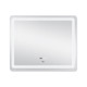 Зеркало Qtap Mideya (DC-F910) 1000х800 с LED подсветкой Touch, с антизапотеванием, с часами, димером, рег. яркости QT2078F910W