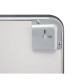 Зеркало Qtap Mideya (DC-F910) 1000х800 с LED подсветкой Touch, с антизапотеванием, с часами, димером, рег. яркости QT2078F910W