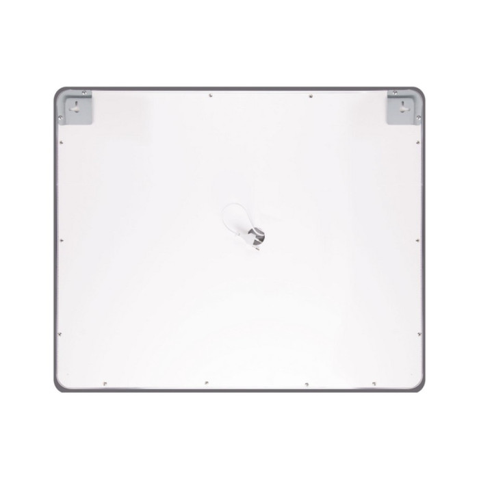 Зеркало Qtap Mideya (DC-F910) 1000х800 с LED подсветкой Touch, с антизапотеванием, с часами, димером, рег. яркости QT2078F910W