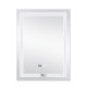 Дзеркало Qtap Mideya (DC-F936) 500х800 з LED-підсвічуванням Touch, з антизапотіванням, з годинником, димером, рег. яскравості QT2078F936W