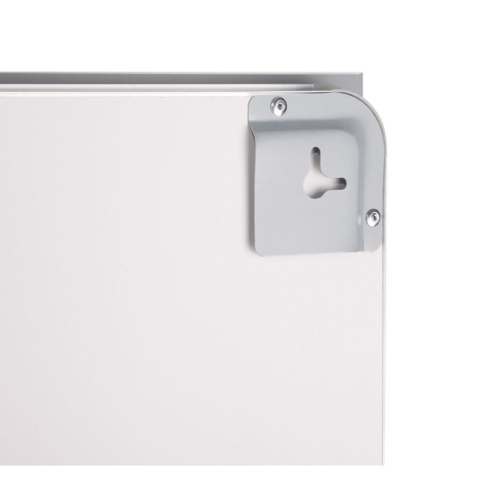Зеркало Qtap Mideya (DC-F937) 600х800 с LED подсветкой Touch, с антизапотеванием, с часами, димером, рег. яркости QT2078F937W